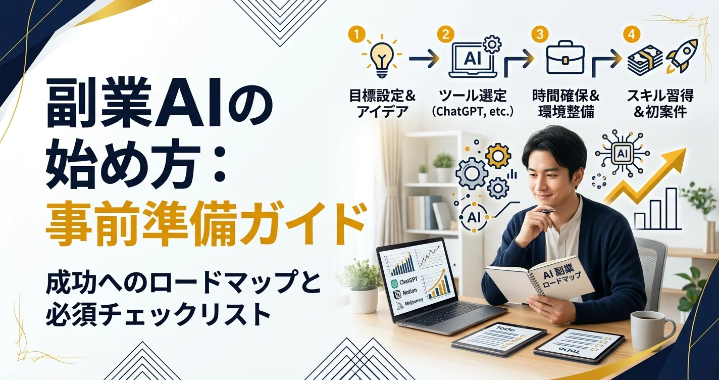 AI副業を始める前の準備ガイド - 失敗しないためのチェックリスト