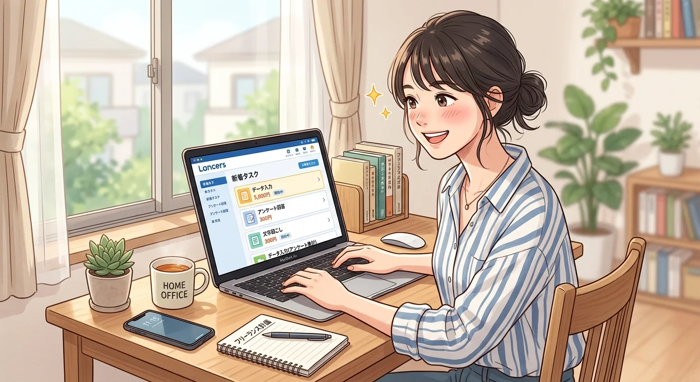 副業初心者がクラウドワークスで最初の案件を受注する