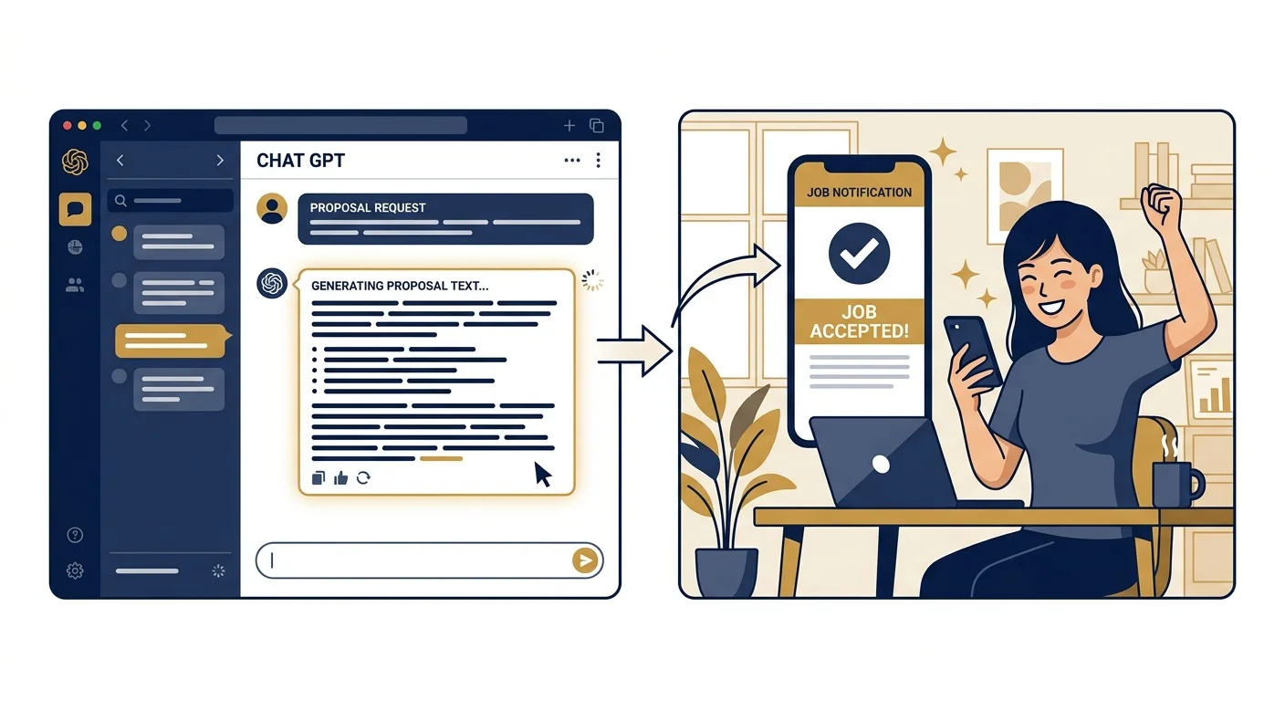 ChatGPTで提案文を作成し案件を受注するワークフロー
