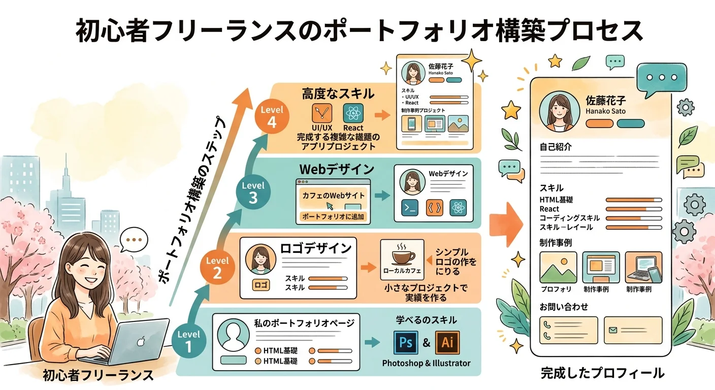 副業初心者のポートフォリオ作成