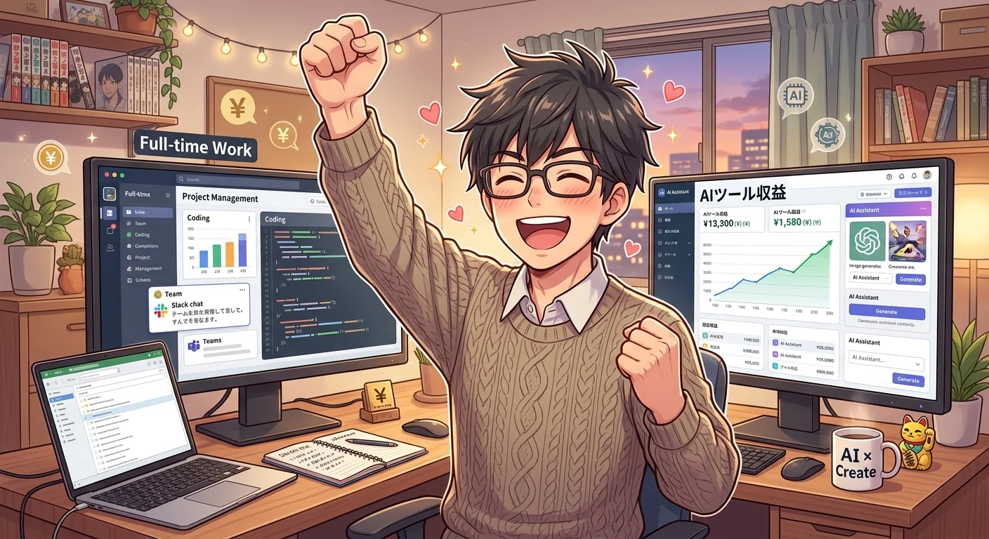 本業と副業を両立してAIで収入アップ