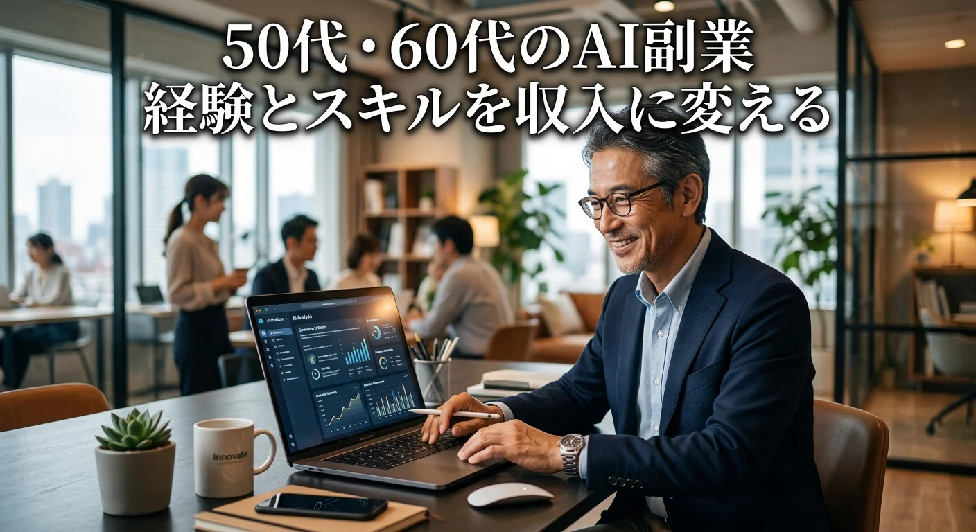 50代・60代がAI副業で稼ぐ方法 定年前後に始める完全ガイド