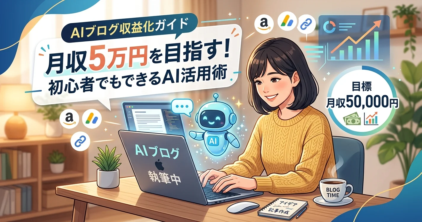 AIブログ副業で月5万円稼ぐ完全ガイド