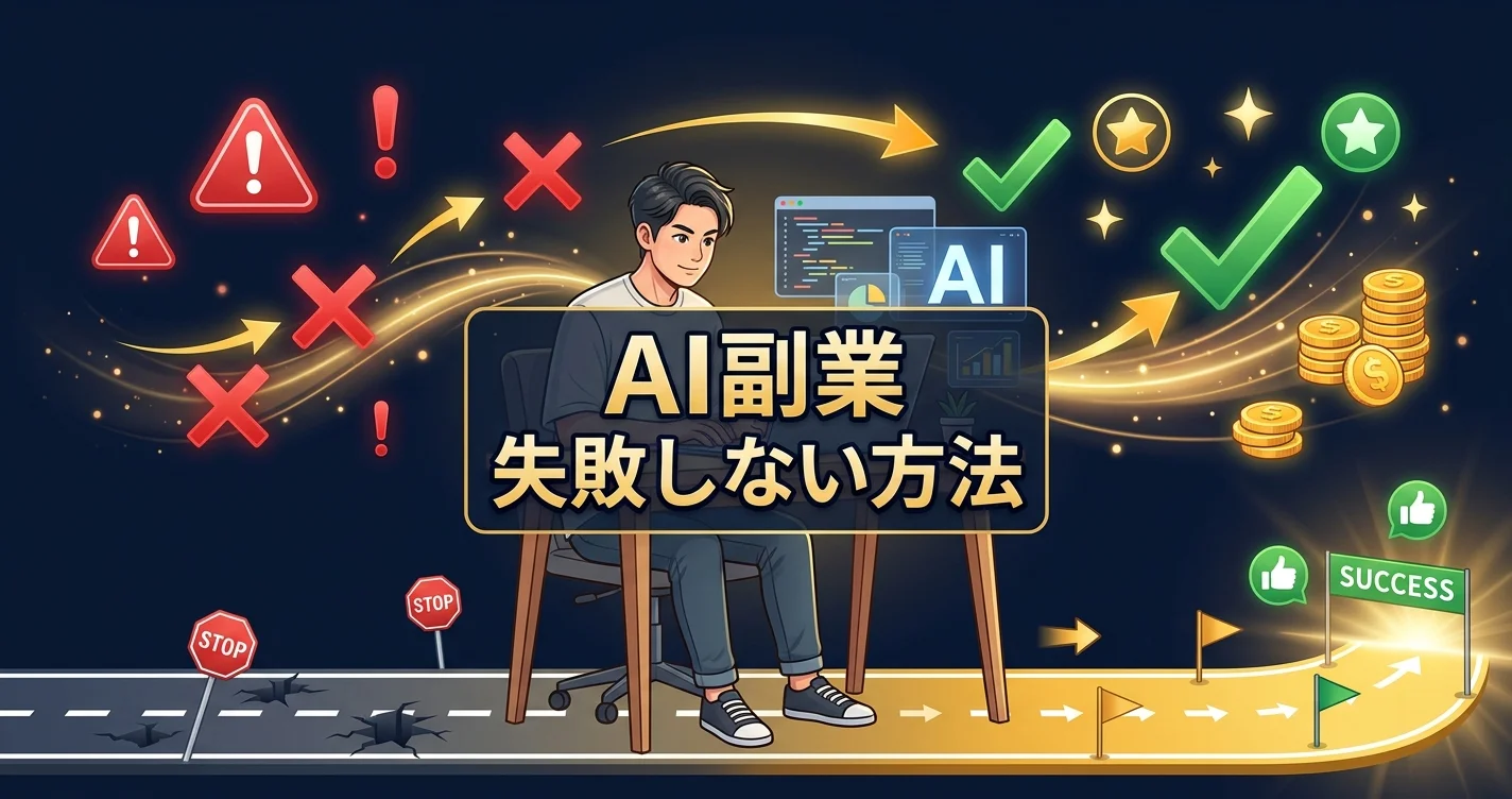 AI副業でよくある失敗と対策完全ガイド