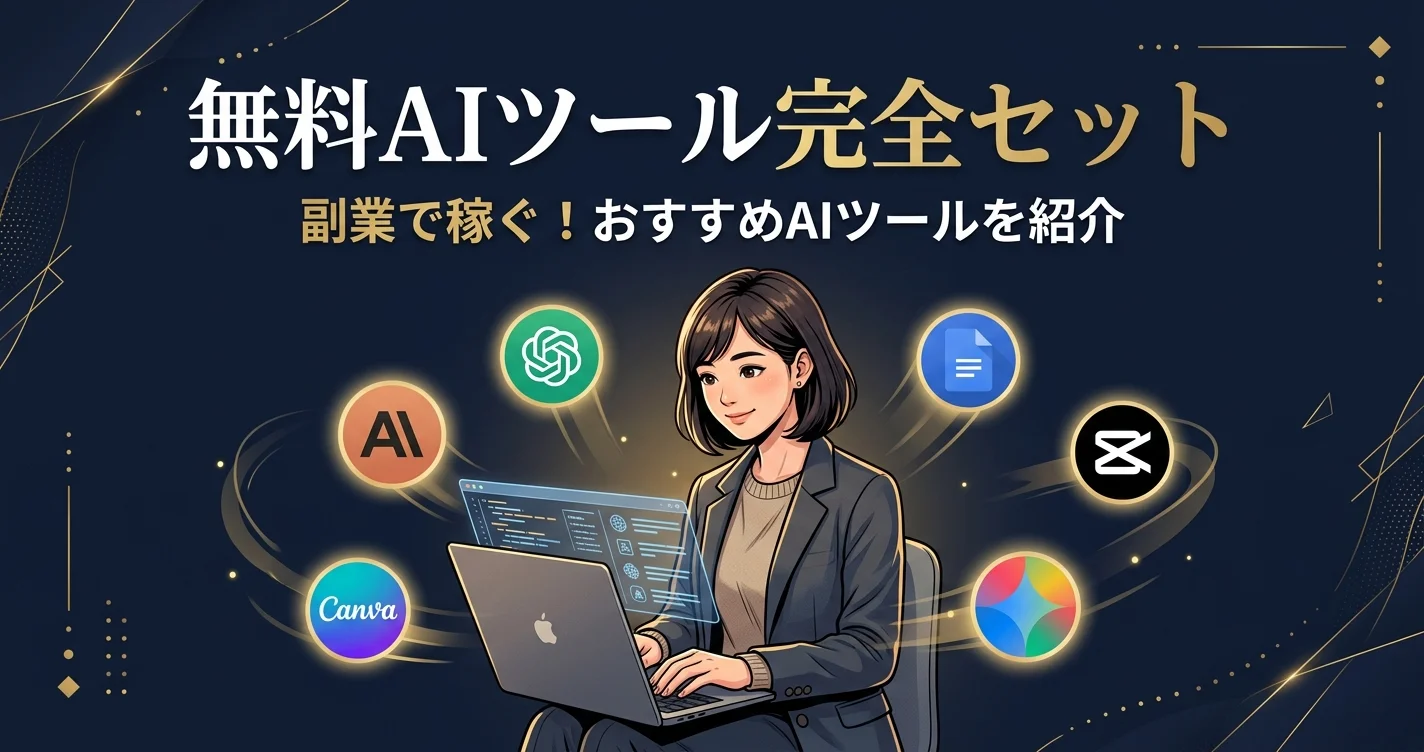 AI副業で使う無料ツール完全セット
