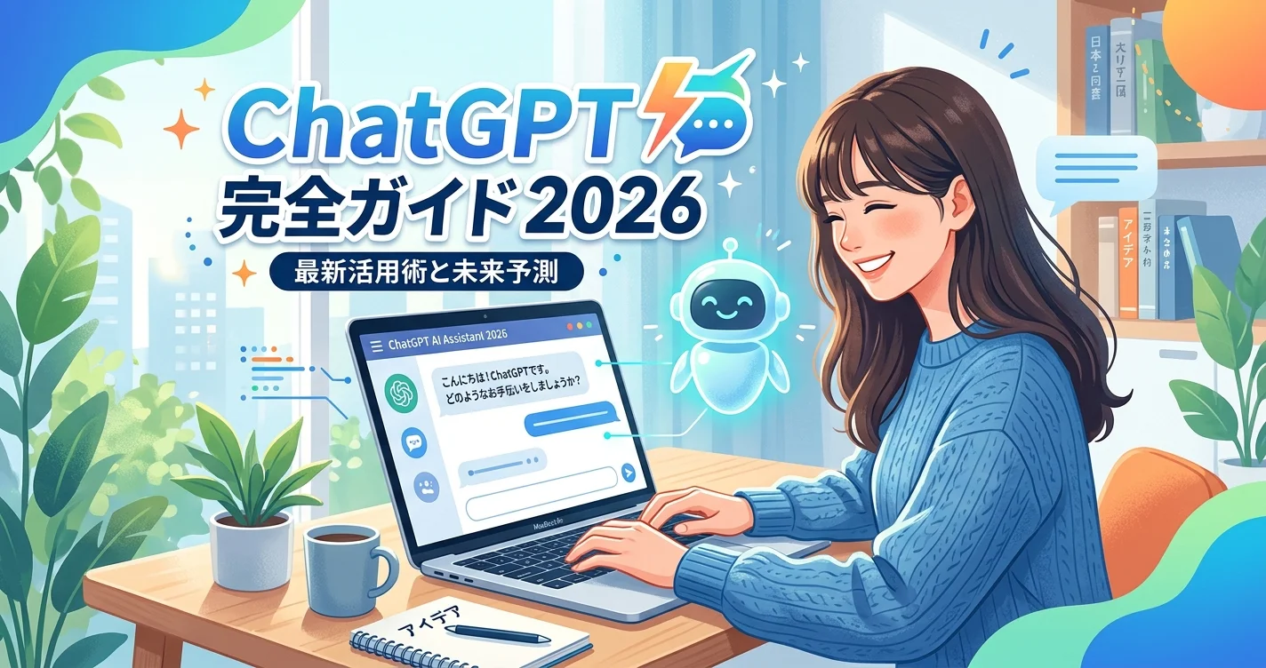 ChatGPTの使い方完全ガイド2026 初心者から副業活用まで