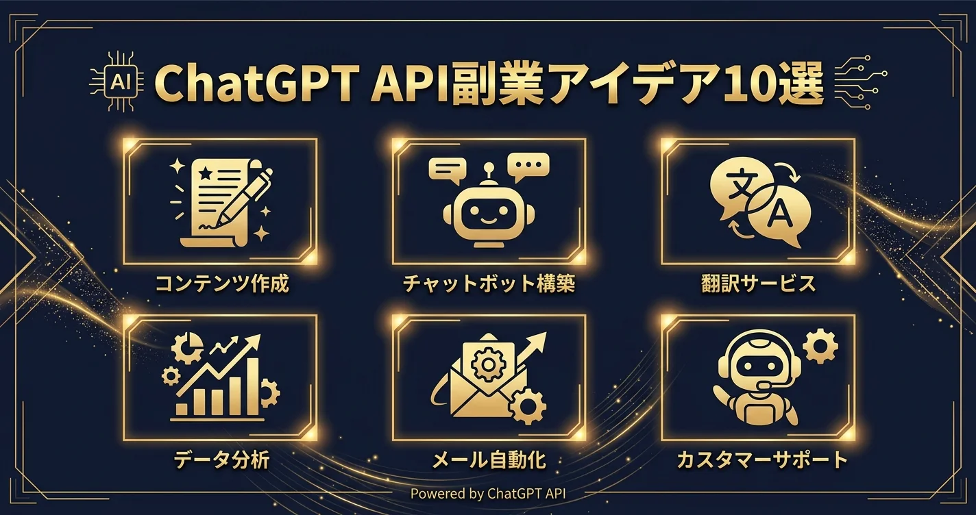 ChatGPT APIを使った副業アイデア10選