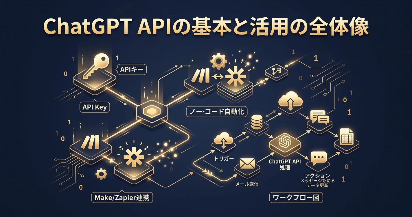 ChatGPT API副業の活用の全体像とノーコード連携方法