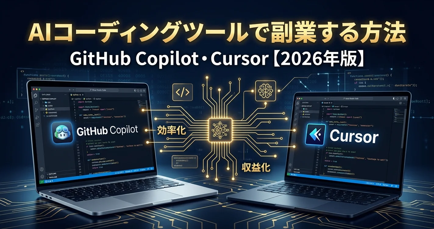 AIコーディングツール（GitHub Copilot・Cursor）で副業する方法