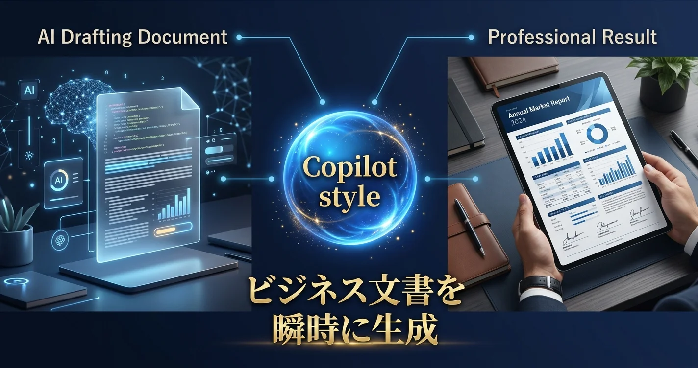 CopilotでビジネスドキュメントをAI生成する方法