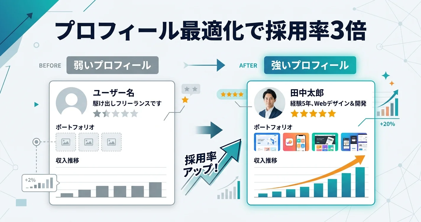 プロフィール最適化で採用率3倍
