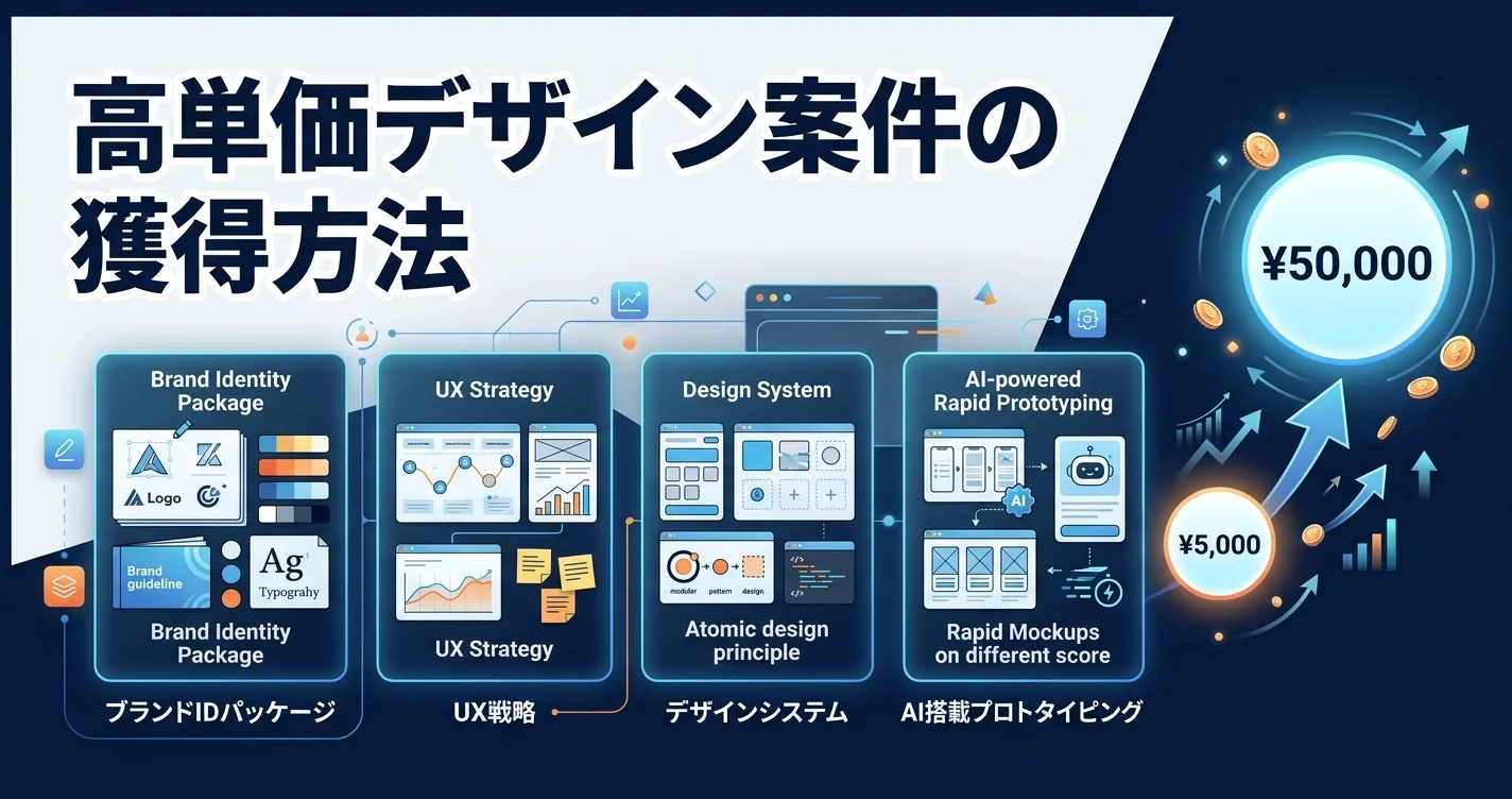 高単価デザイン案件の獲得方法とサービス設計
