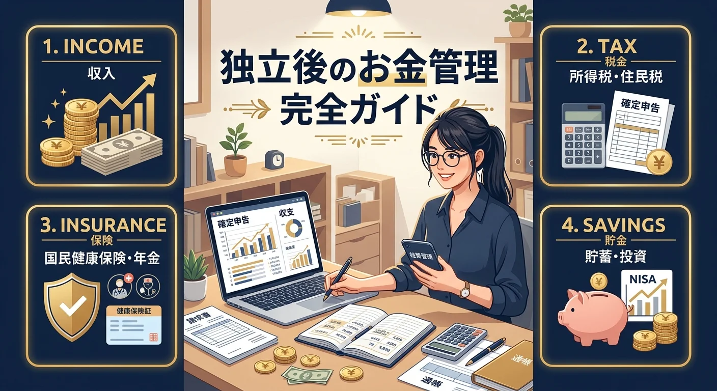 独立後のお金管理完全ガイド
