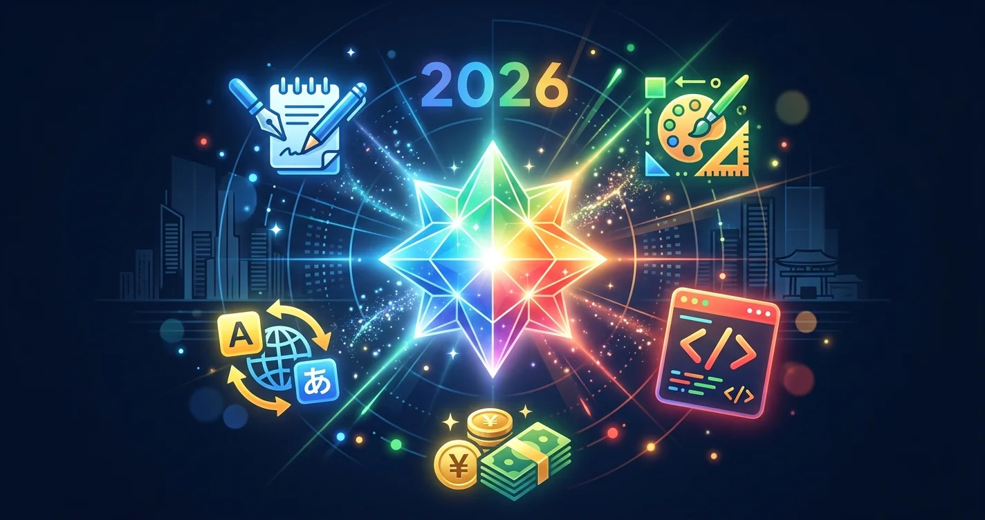 Geminiで副業する方法2026年版完全ガイド