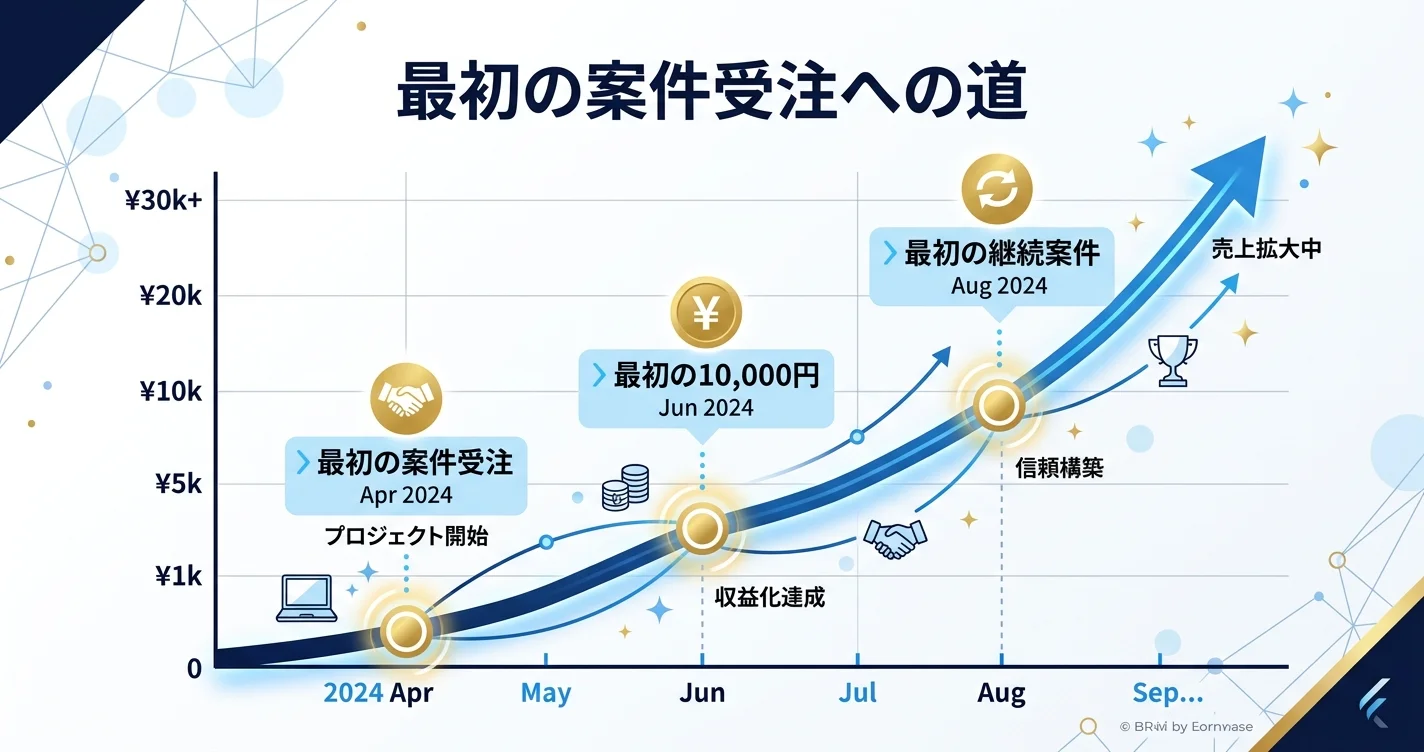 AI副業で最初の案件受注を達成するまでの道のり