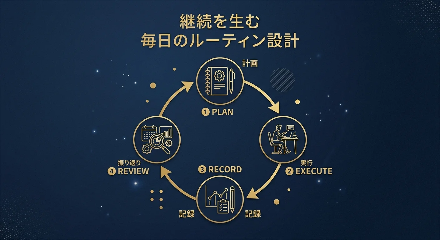 継続を生む毎日のルーティン設計