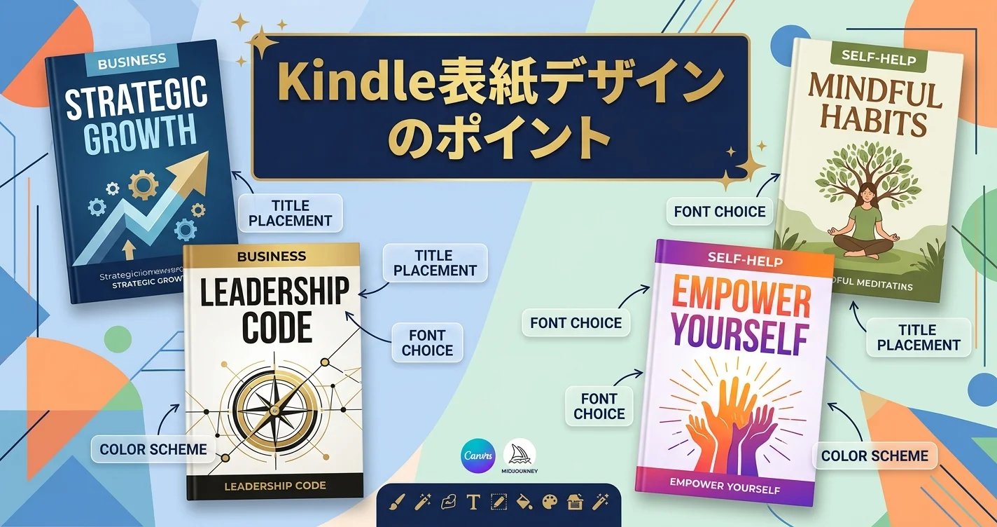 Kindle電子書籍の表紙デザインと出版戦略