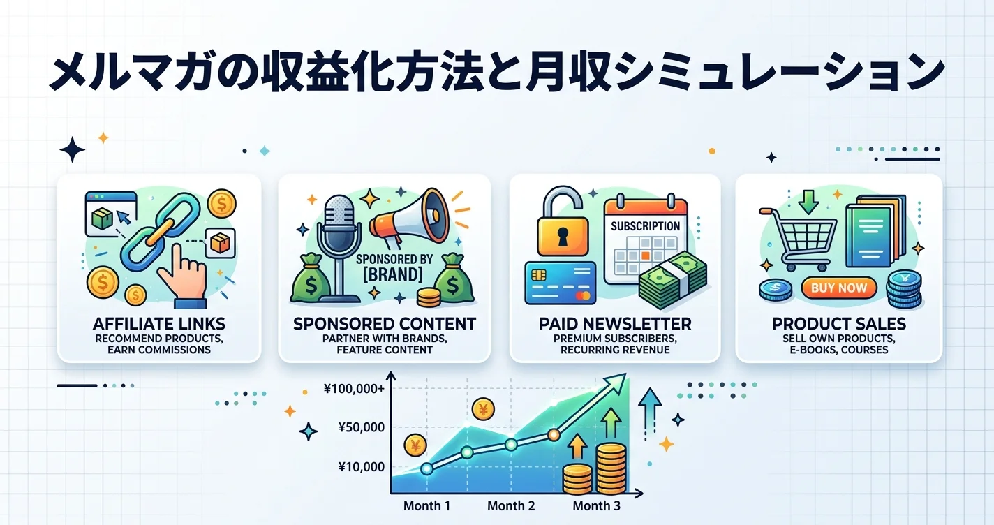 Podcastの収益化方法と月収シミュレーション