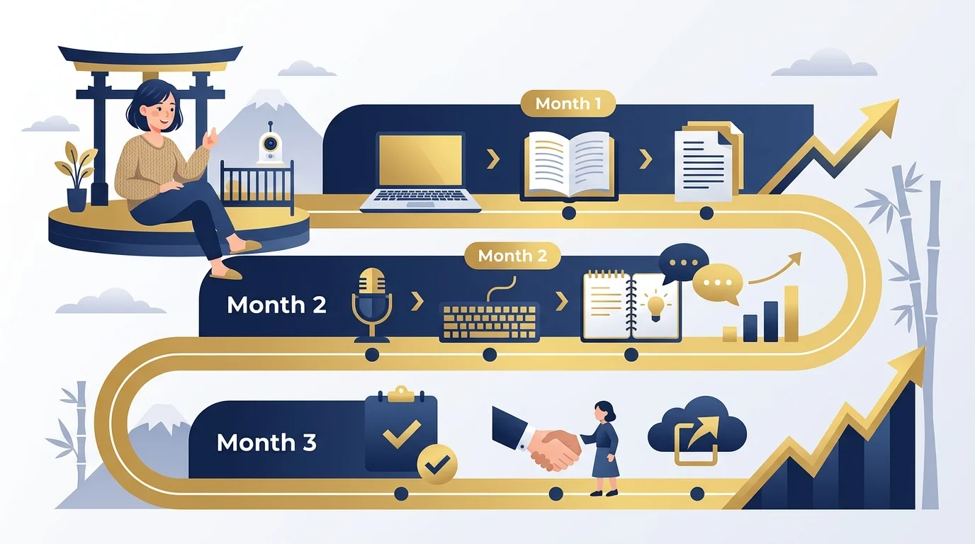 育児中ママの3ヶ月ロードマップ