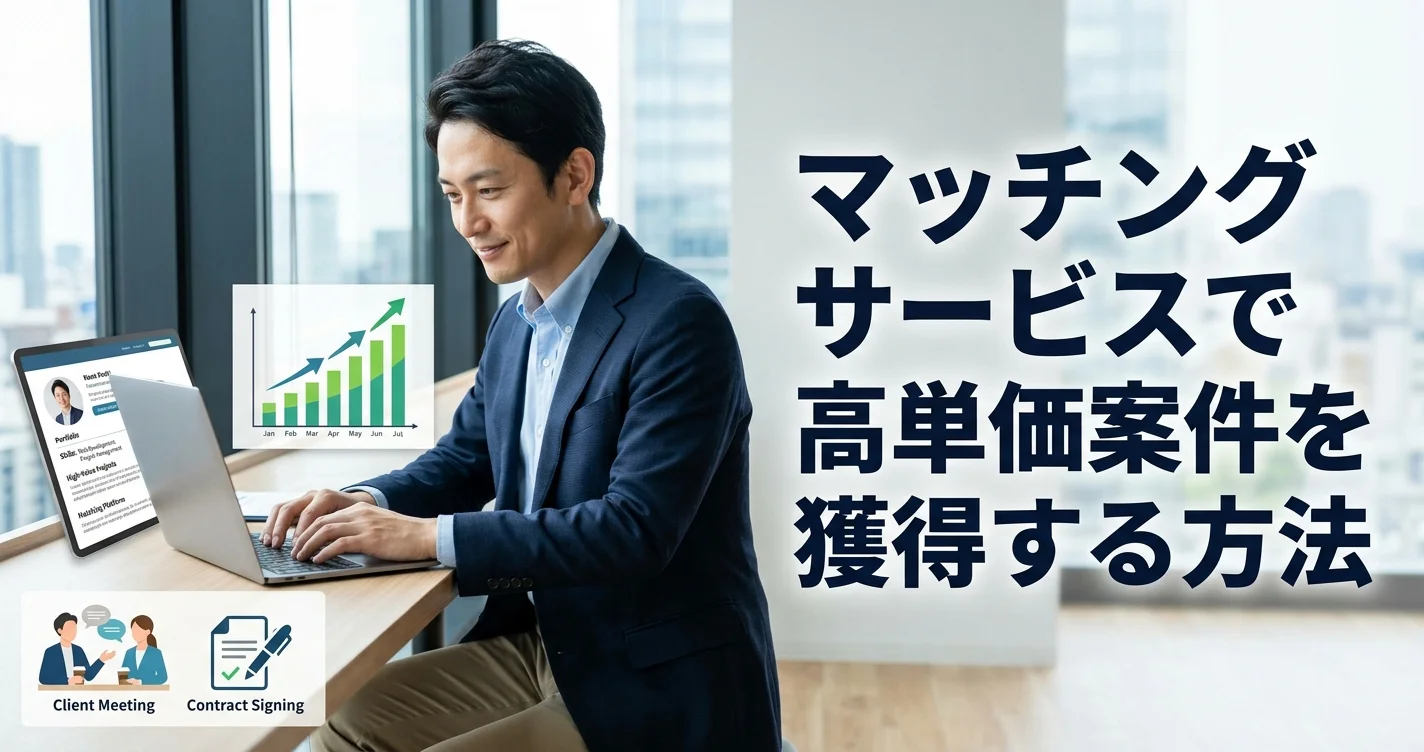 マッチングサービスで高単価案件を獲得するプロフィール戦略