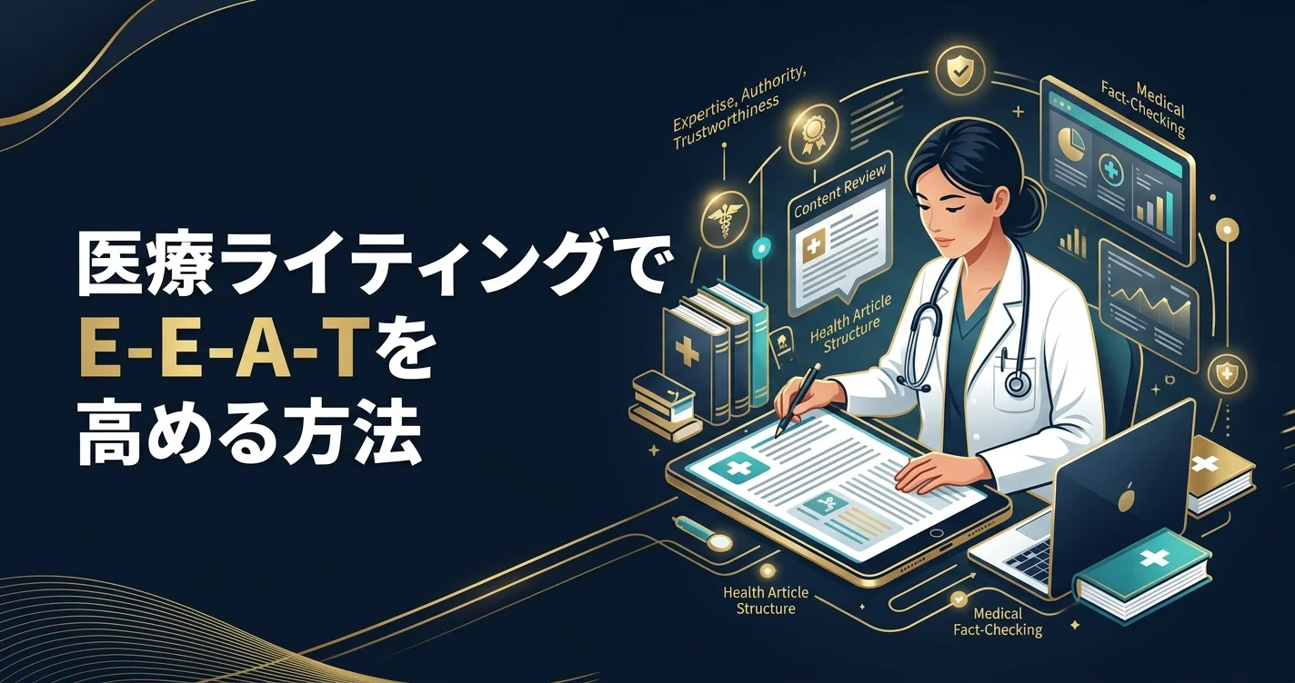 医療ライティングでE-E-A-Tを高める方法2026年版