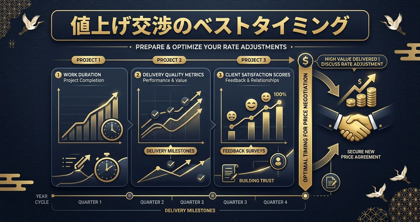 値上げ交渉のベストタイミングと条件