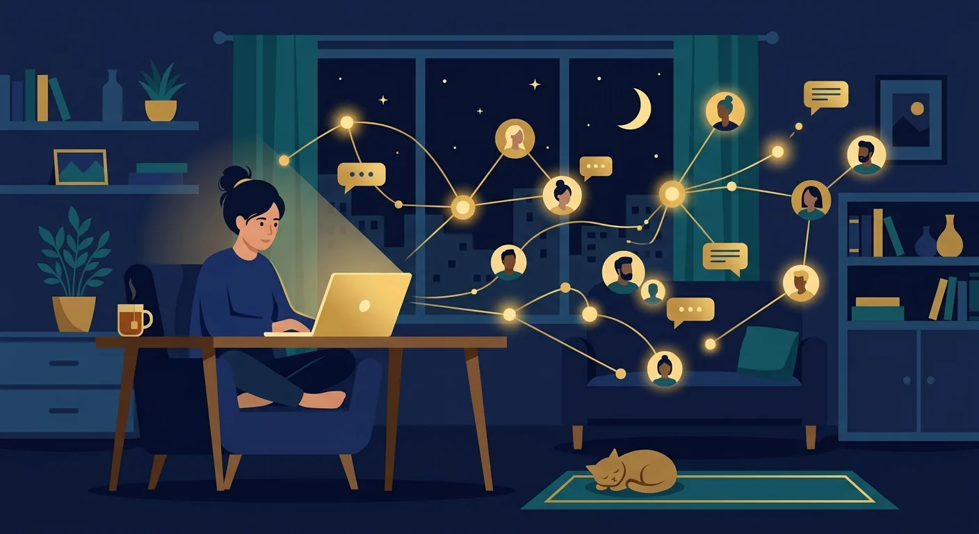 独学の孤独感 一人で作業する様子