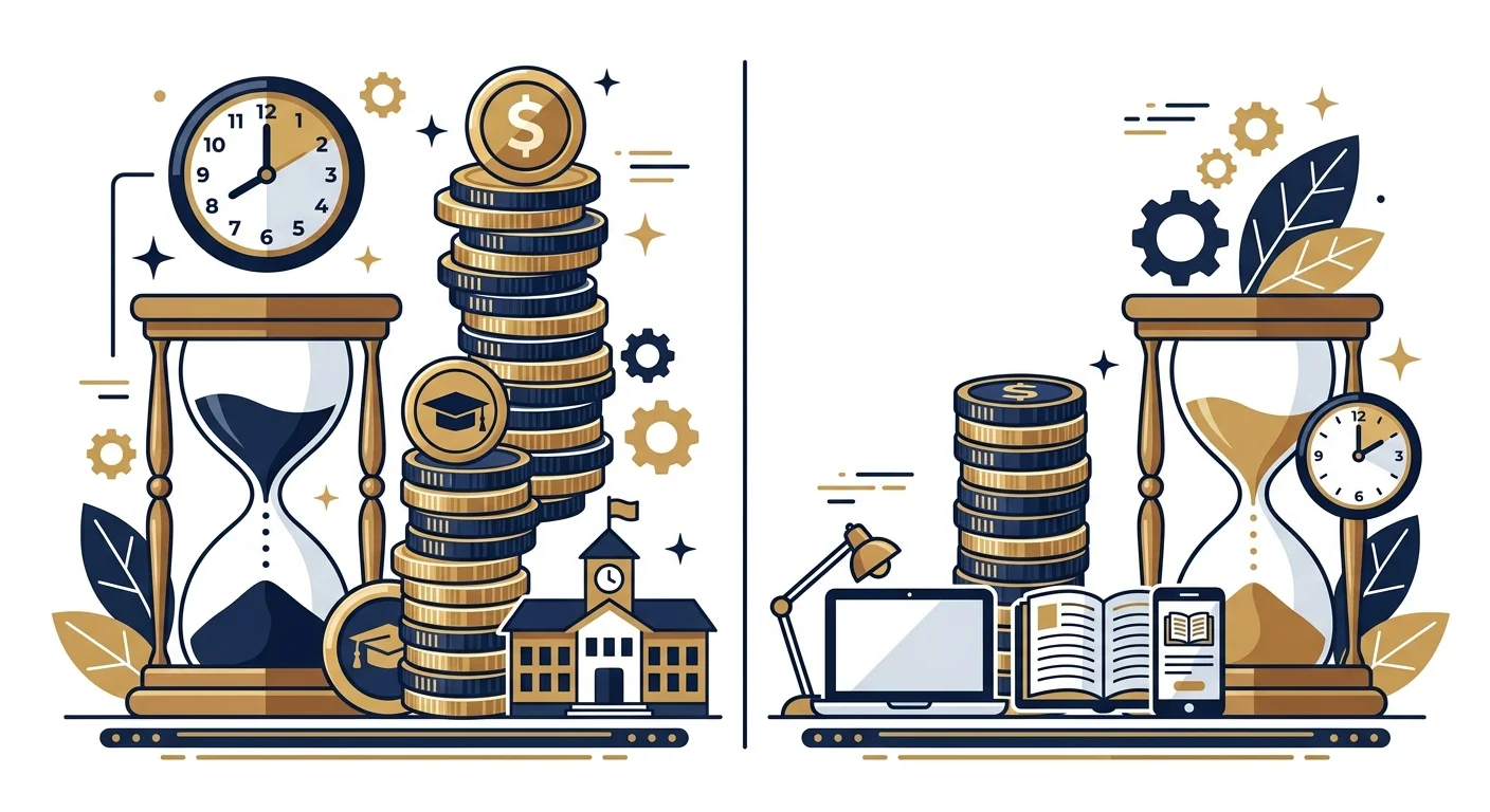 スクールと独学の総コスト比較