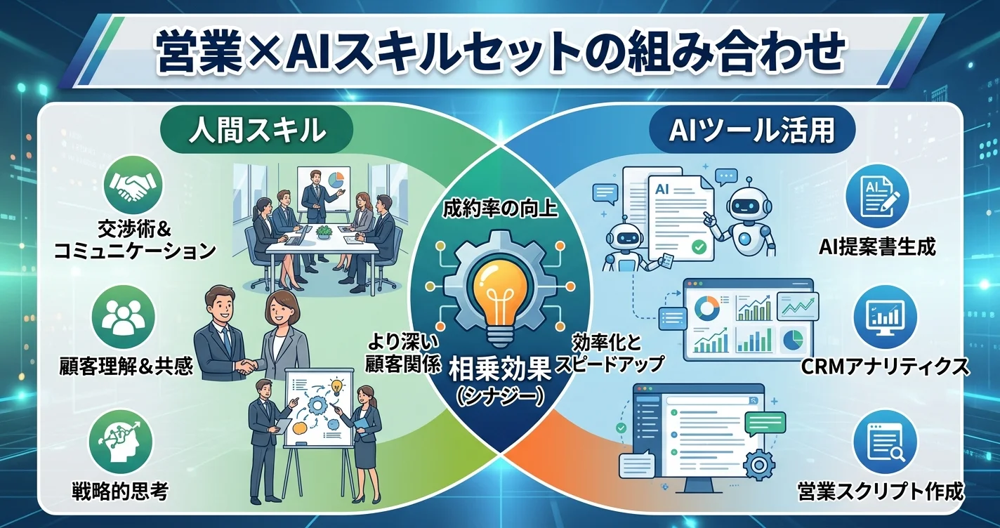 営業×AIスキルセットの組み合わせ