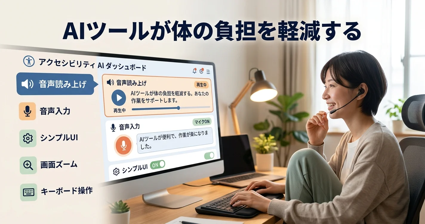 障害がある人をサポートするAIツール活用法