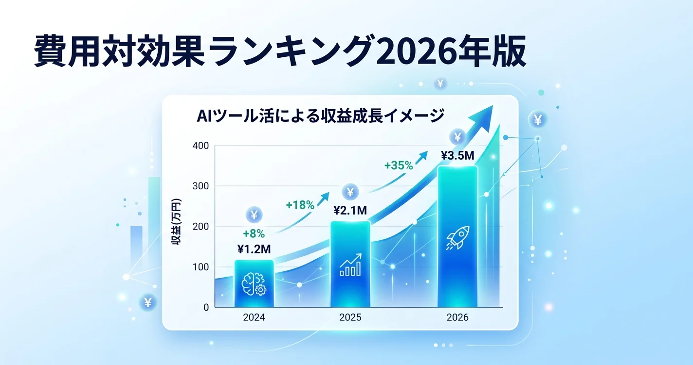 AI副業サブスクサービス費用対効果ランキング2026年版