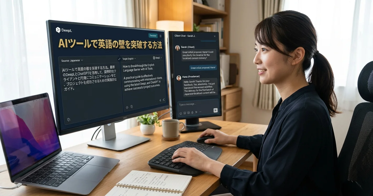 AIツールで英語の壁を突破してUpworkで稼ぐ方法