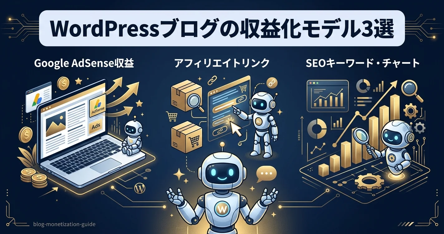 WordPressブログの収益化モデル3選