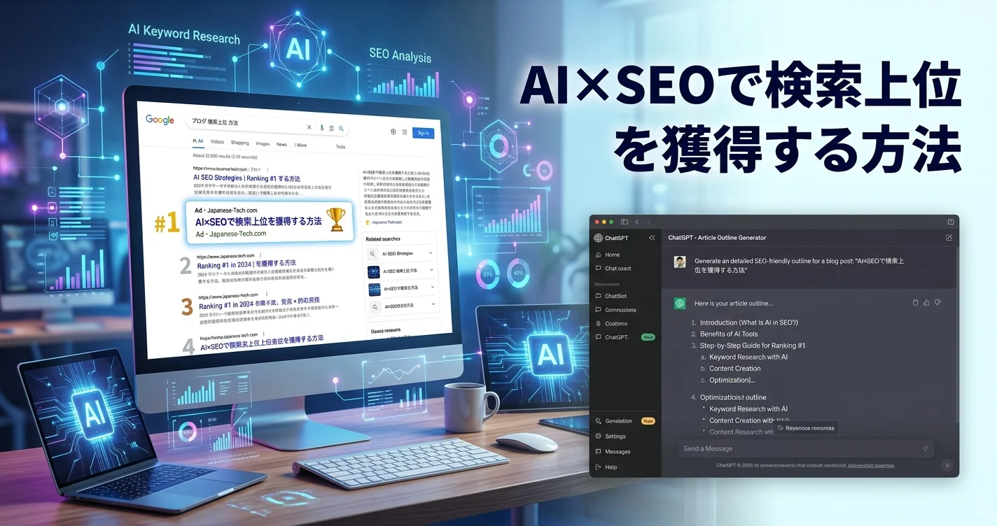 AI×SEOでWordPressブログ検索上位を獲得する方法